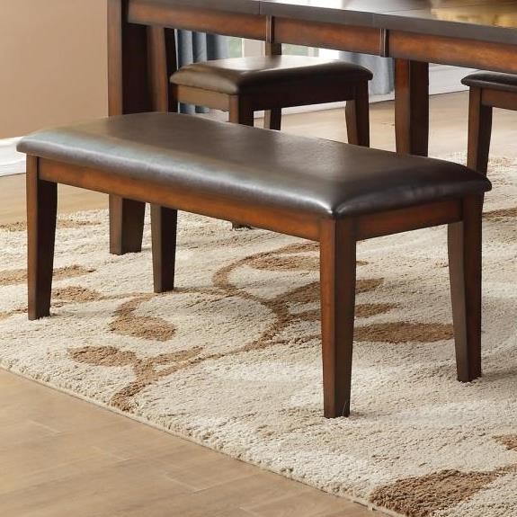 Vinyl store dining bench